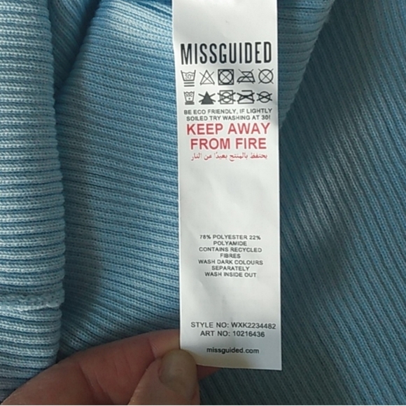 NWT Misguided Matching Knit Set - size 6 - Picture 6 of 7